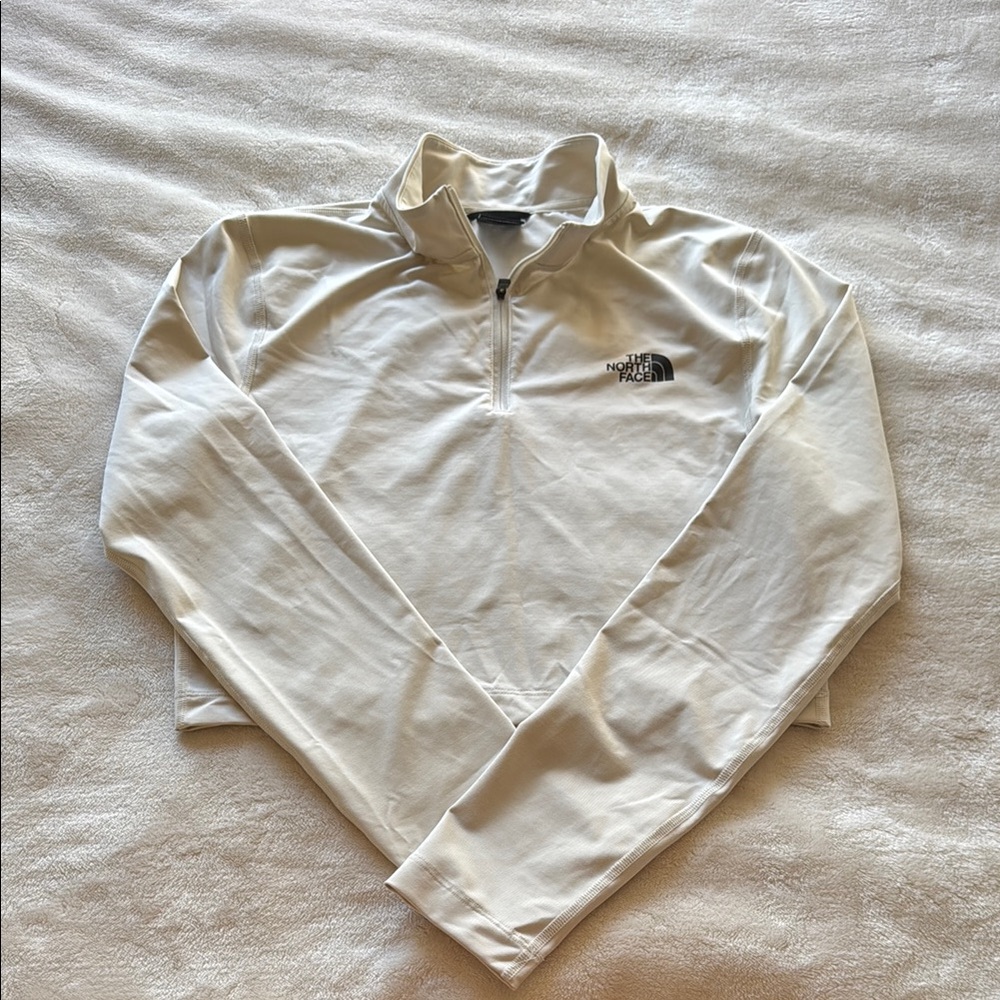 The North Face Off-White Quarter-Zip Pullover
